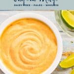 pinterest image with low fodmap chipotle mayo dairy-free paleo whole30 at the top and goodnomshoney.com at the bottom.