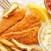 Low FODMAP Air Fryer Fish and Chips (Gluten-Free)
